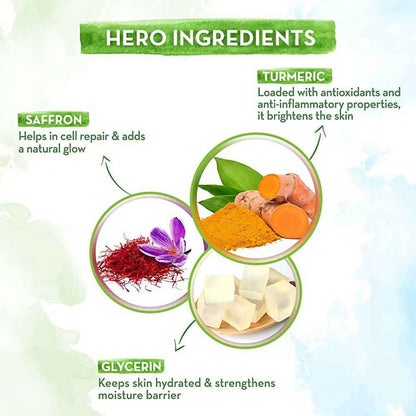 Mamaearth Ubtan Facial Kit with Turmeric &amp; Saffron for Glowing Skin