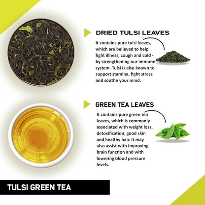Teacurry Tulsi Green Tea Bags