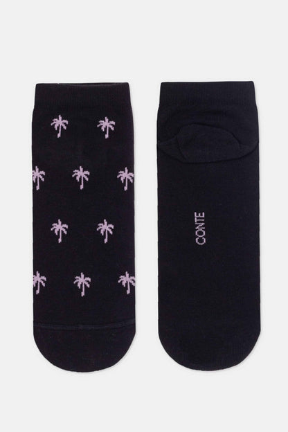 Cotton Ankle Socks Conte Active - 589 Palm Trees