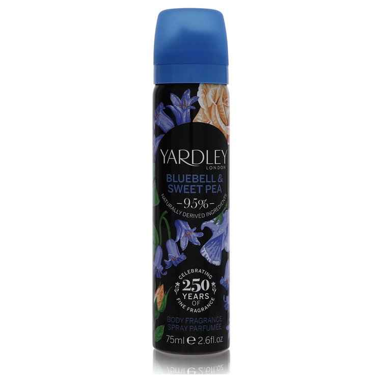 Yardley Bluebell &amp; Sweet Pea by Yardley London Body Fragrance Spray 2.6 oz for Women