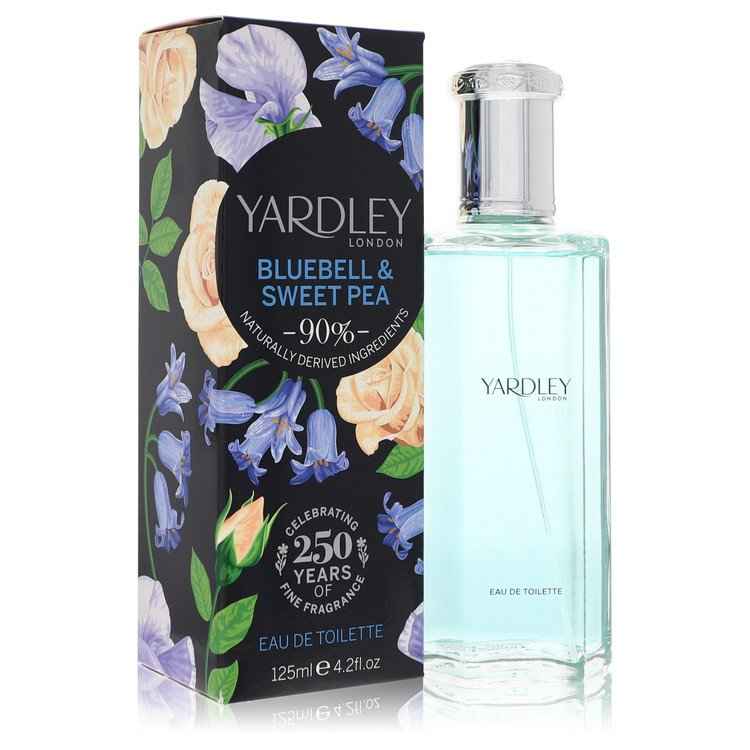 Yardley Bluebell &amp; Sweet Pea by Yardley London Eau De Toilette Spray 4.2 oz for Women