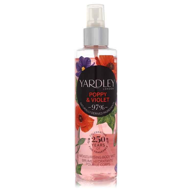 Yardley Poppy &amp; Violet by Yardley London Body Mist 6.8 oz for Women
