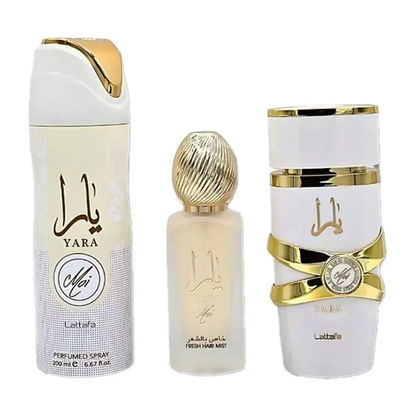 Yara Moi By Lattafa For Women EDT Spray (3pc Git Set) by perfumesandrea