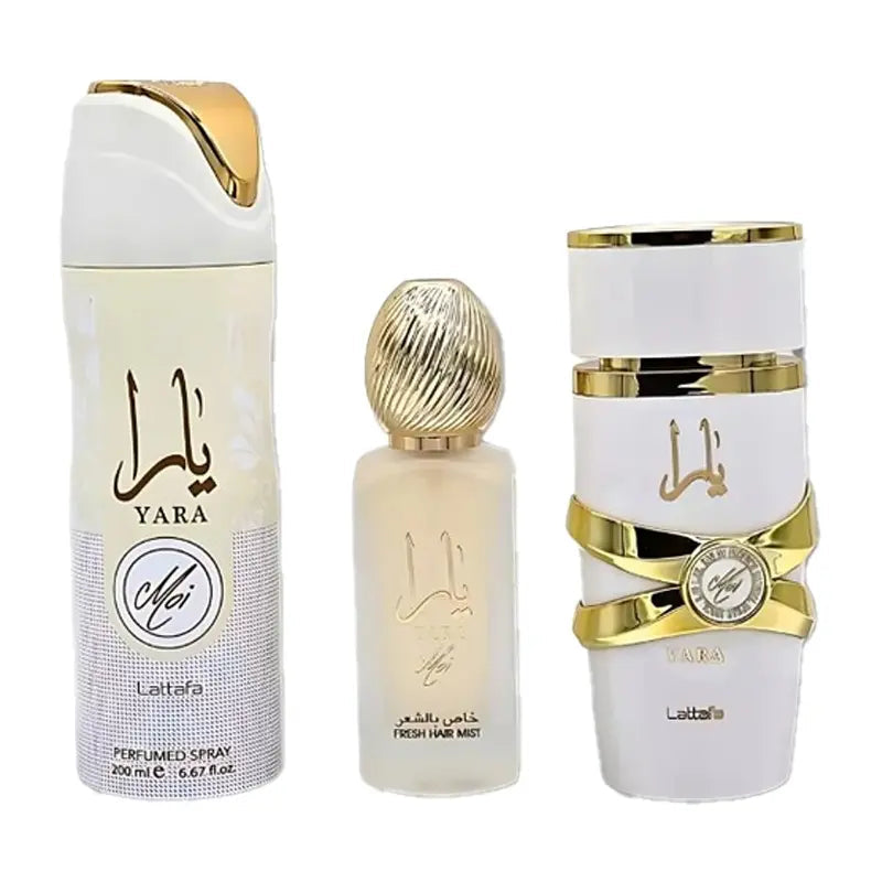 Yara Moi By Lattafa For Women EDT Spray (3pc Git Set) - DestGlow