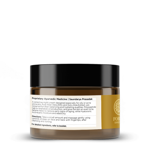 Forest Essentials Balancing Night Cream with Gotu Kola, Neem &amp; Pear Juice Ferment