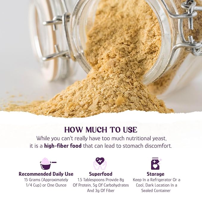 Yeast Flakes, Nutritional, Organic by Country Life Natural Foods