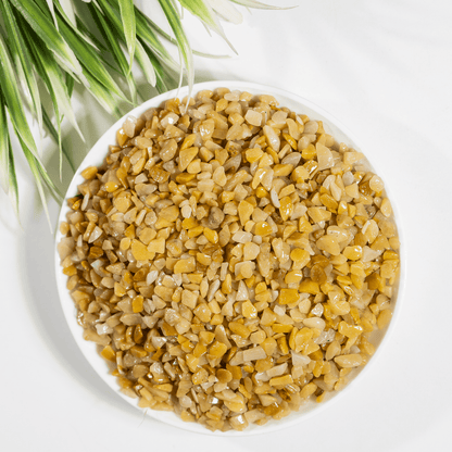 Raw Yellow Aventurine Crystal Chips.