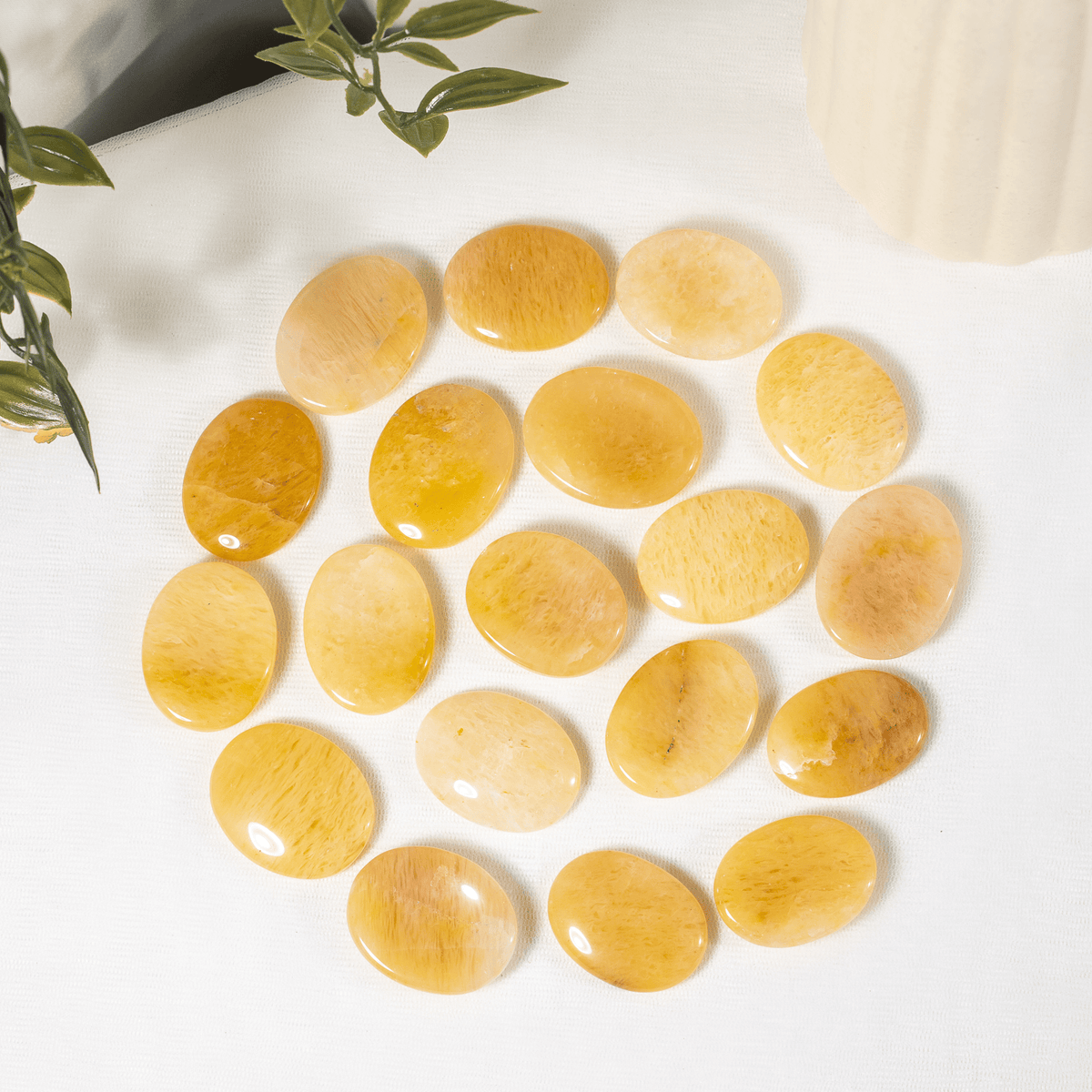 Yellow Aventurine Pocket Stones (Strength and Intuition )