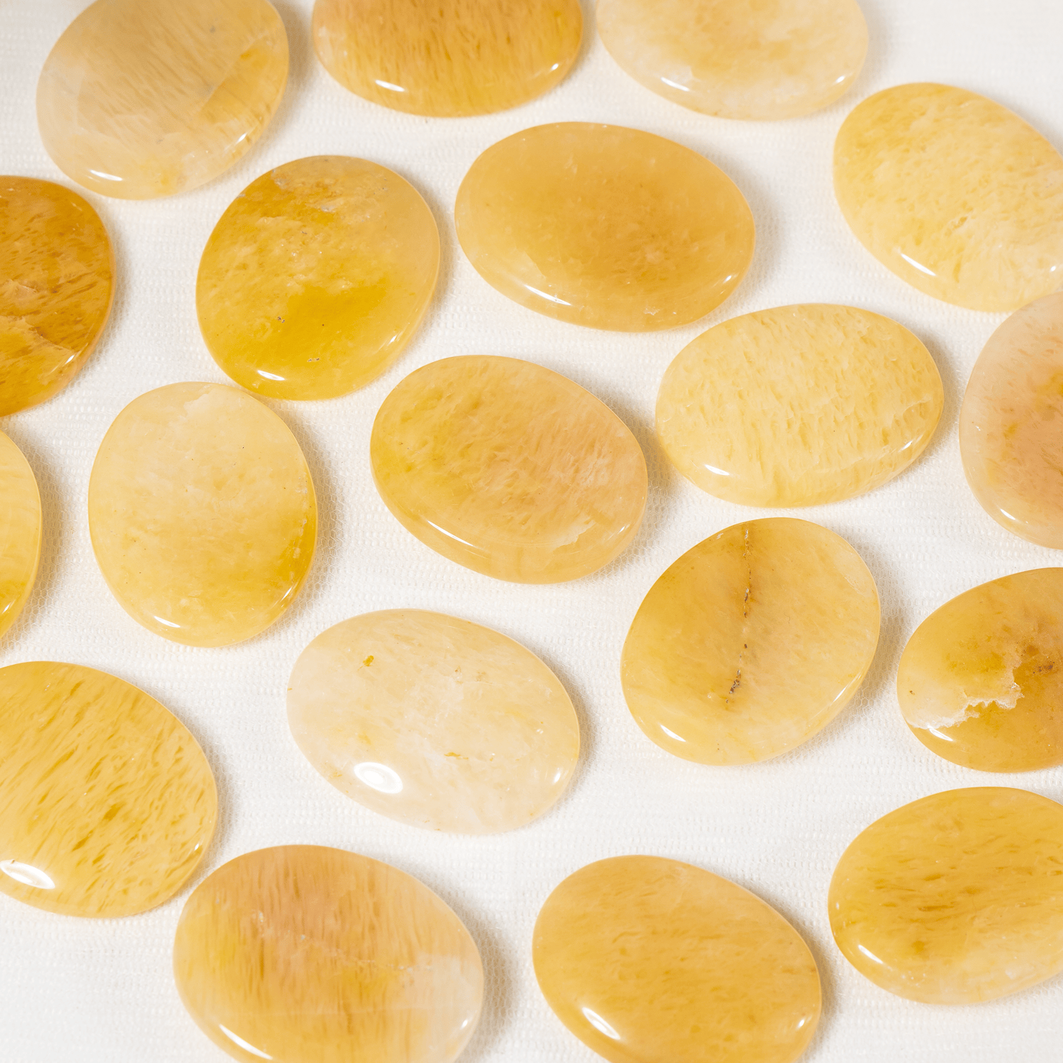 Yellow Aventurine Pocket Stones (Strength and Intuition )  DestGlow