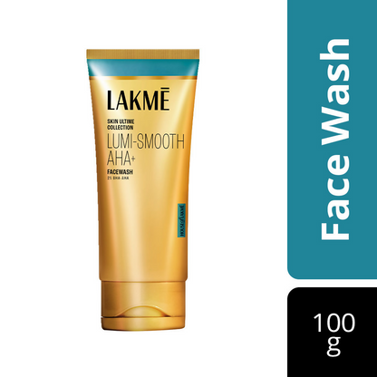 Lakme Lumi-Smooth AHA+ Face Wash With 2% Salicylic Acid-Lactic Acid