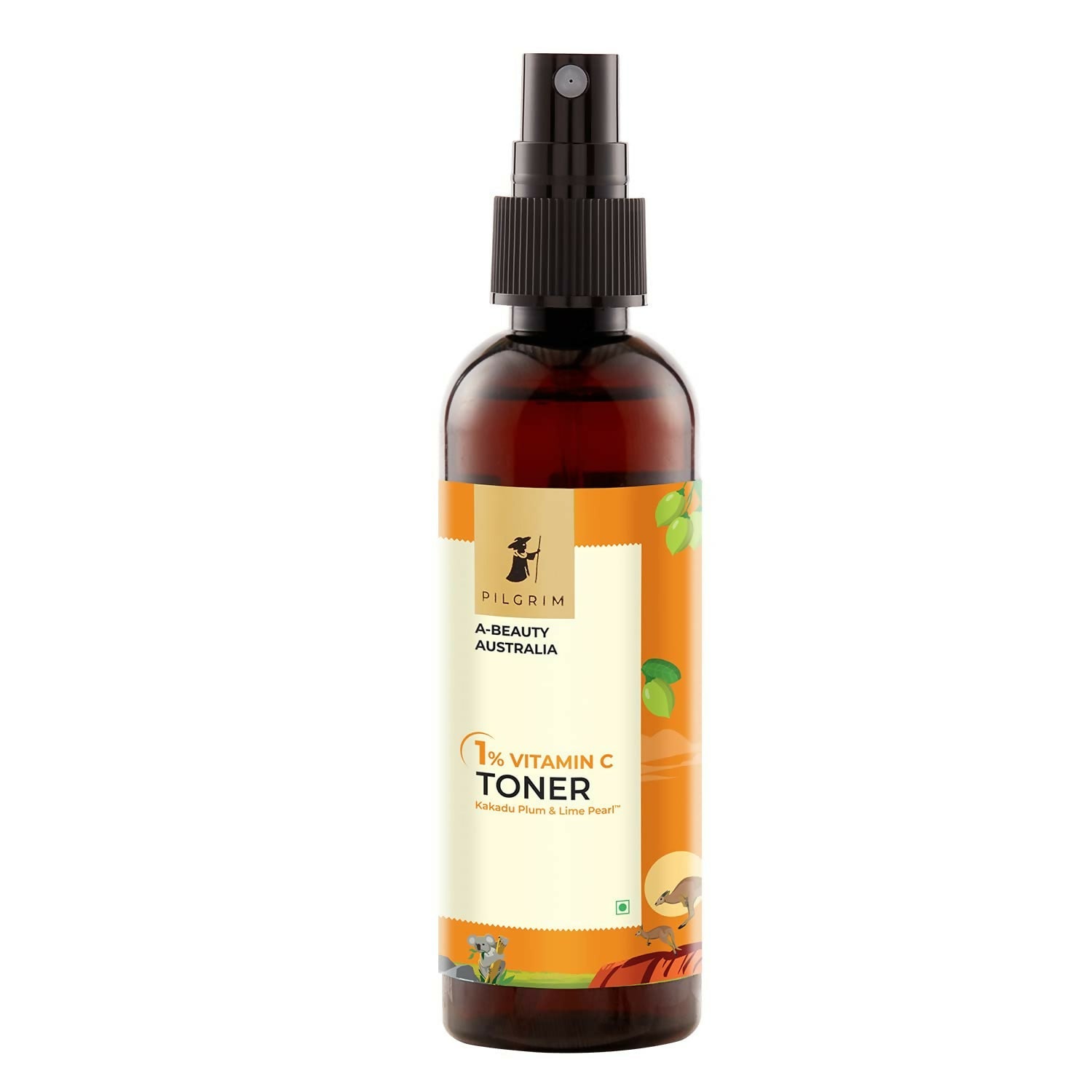Pilgrim Australian 1% Vitamin C Toner with Kakadu Plum &amp; Lime Pearl For Glowing Skin, Open Pores Tightening &amp; Refining