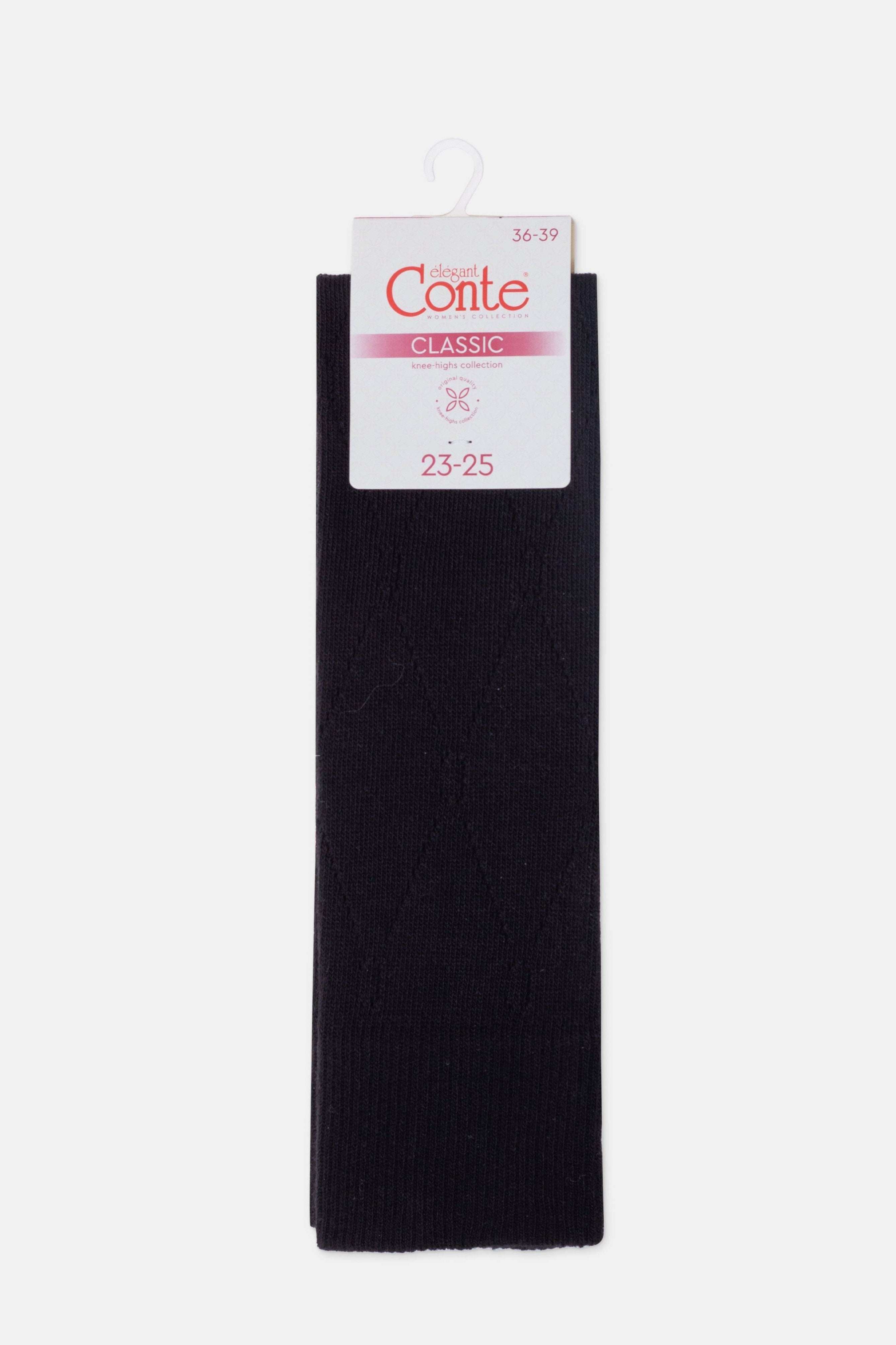 Cotton Knee Highs Conte Classic 007  DestGlow