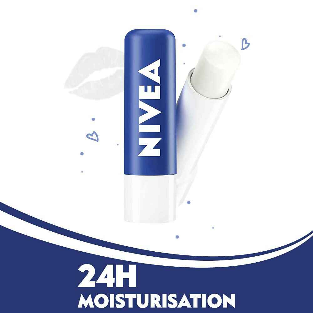 Nivea Original Care &amp; Active Care Lip Balm Combo - 24 H melt-in moisture