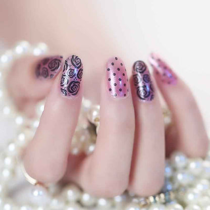 Pink Rose Dots