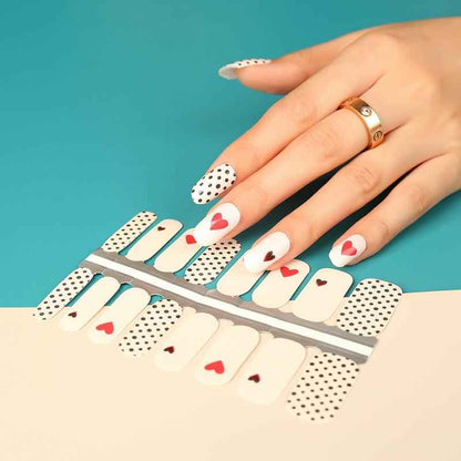 Polka Dot Hearts