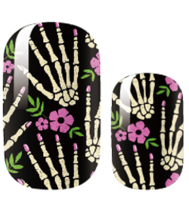 Halloween Skeleton by Candied Nails