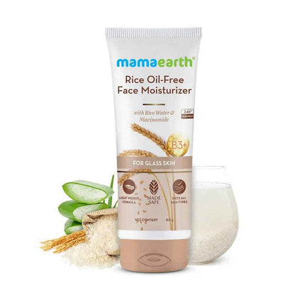 Mamaearth Rice Oil-Free Face Moisturizer With Rice Water &amp; Niacinamide