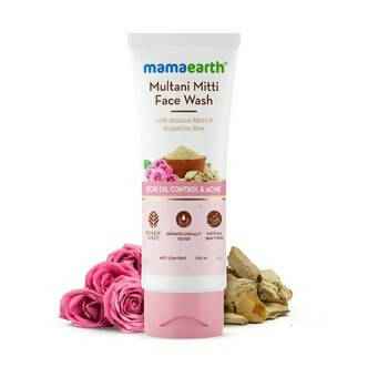 Mamaearth Multani Mitti Face Wash With Multani Mitti &amp; Bulgarian Rose