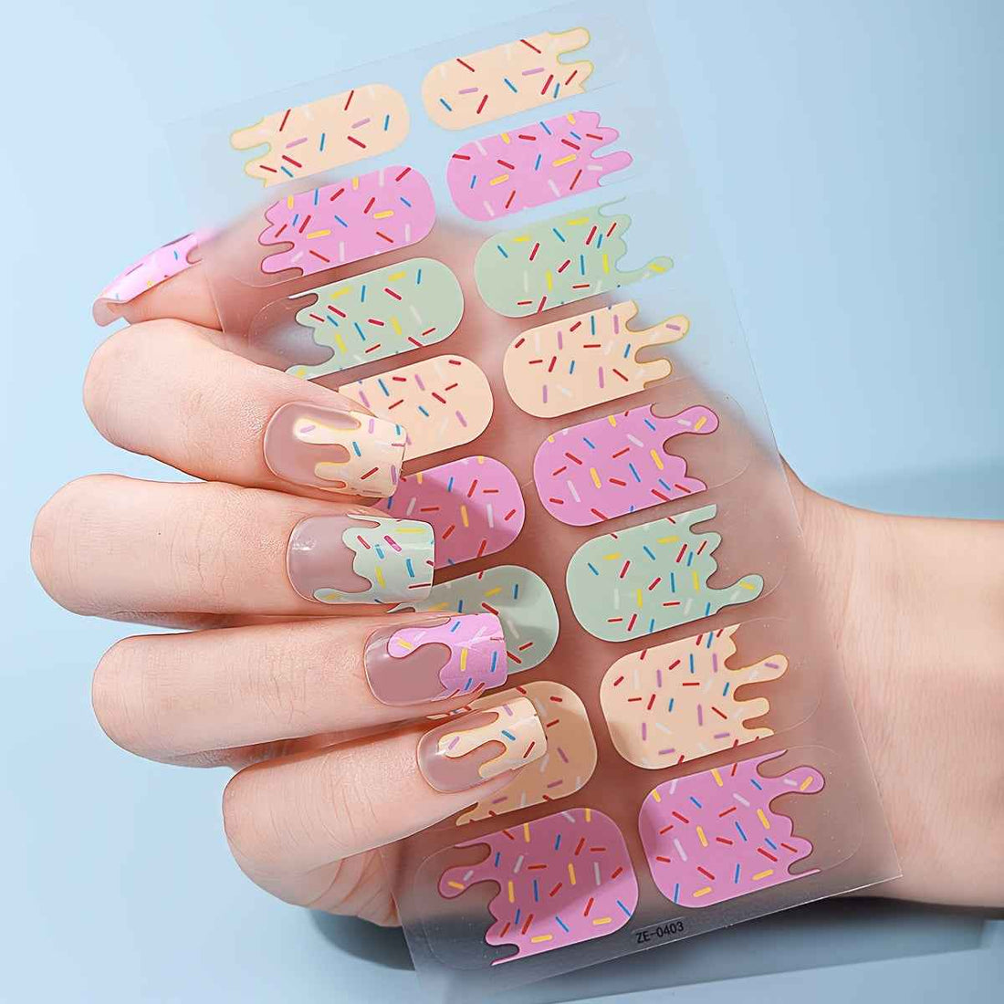 Popsicle Gel Nails