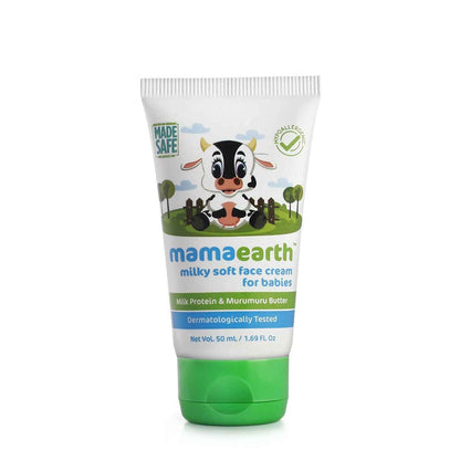 Mamaearth Milky Soft Natural Baby Face Cream &amp; Deeply Nourishing Natural Baby wash