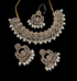 Joban Fashion Cream Stone Work Necklace Set
