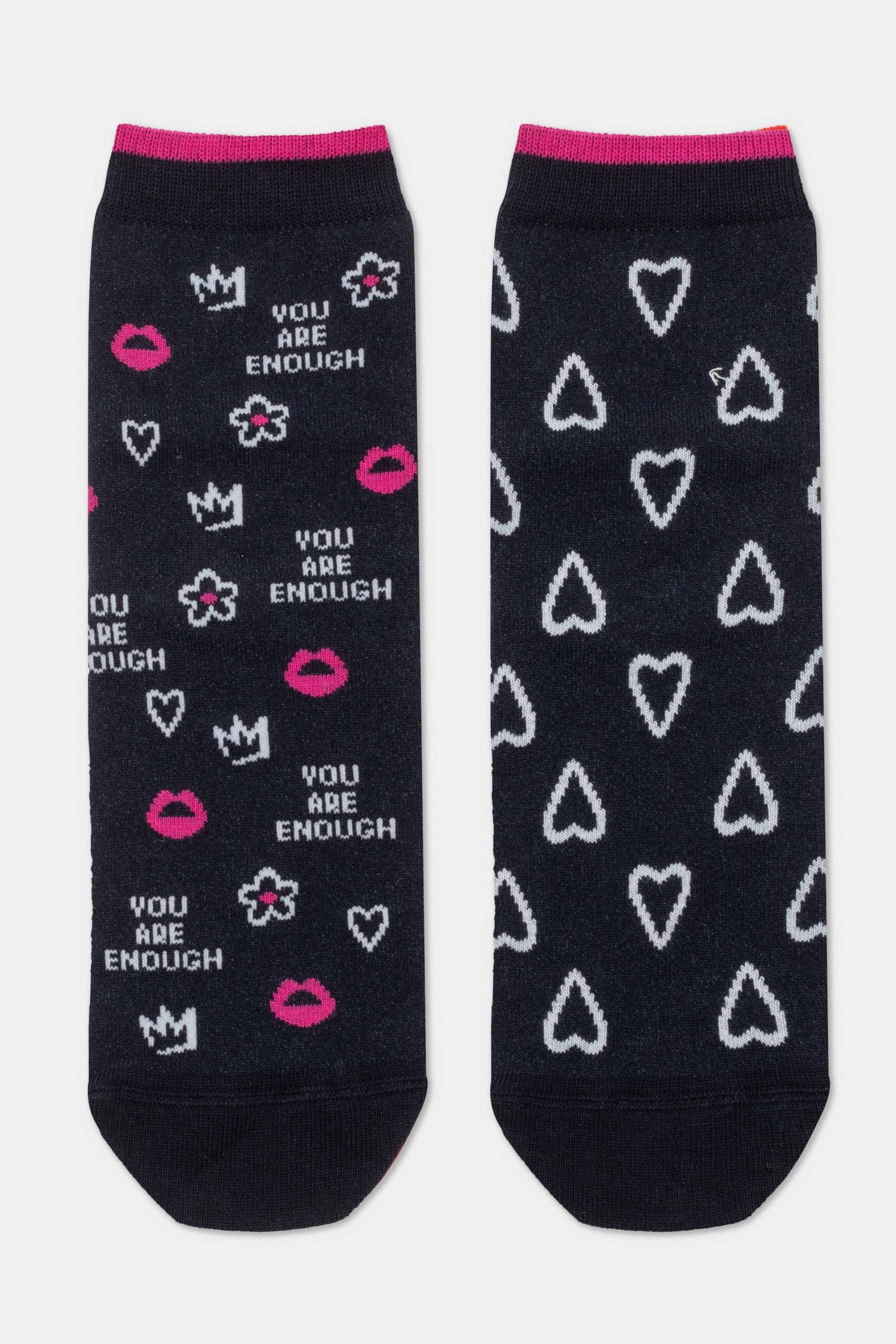 Socks Cotton Conte Happy 373 - You Are Enough