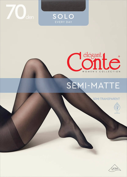Tights Conte Solo 70 Den - Reinforced Torso - DestGlow