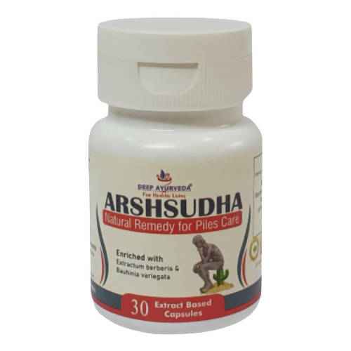 Deep Ayurveda Arshsudha 500mg Vegan Capsules