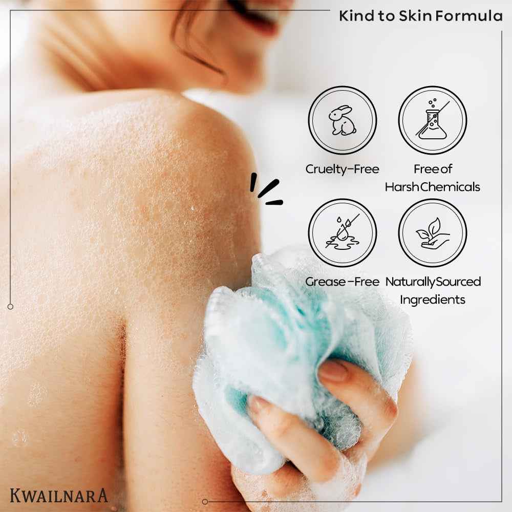 Kwailnara Coconut Milk Body Lotion &amp; Body Wash Set – Deeply Hydrating &amp; Refreshing Korean Skincare Set with Coconut Extract, 560G / 19.75Oz Each