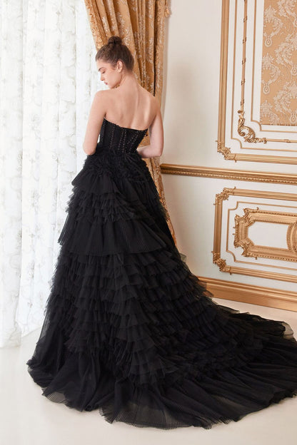 Andrea &amp; Leo A1017 Corset Princessa Tulle Ruffle Ball Gown