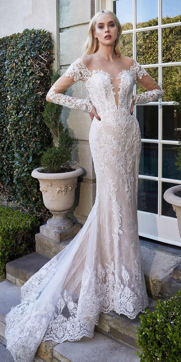 Andrea &amp; Leo A1022 Bohemian Lace Mermaid Gown