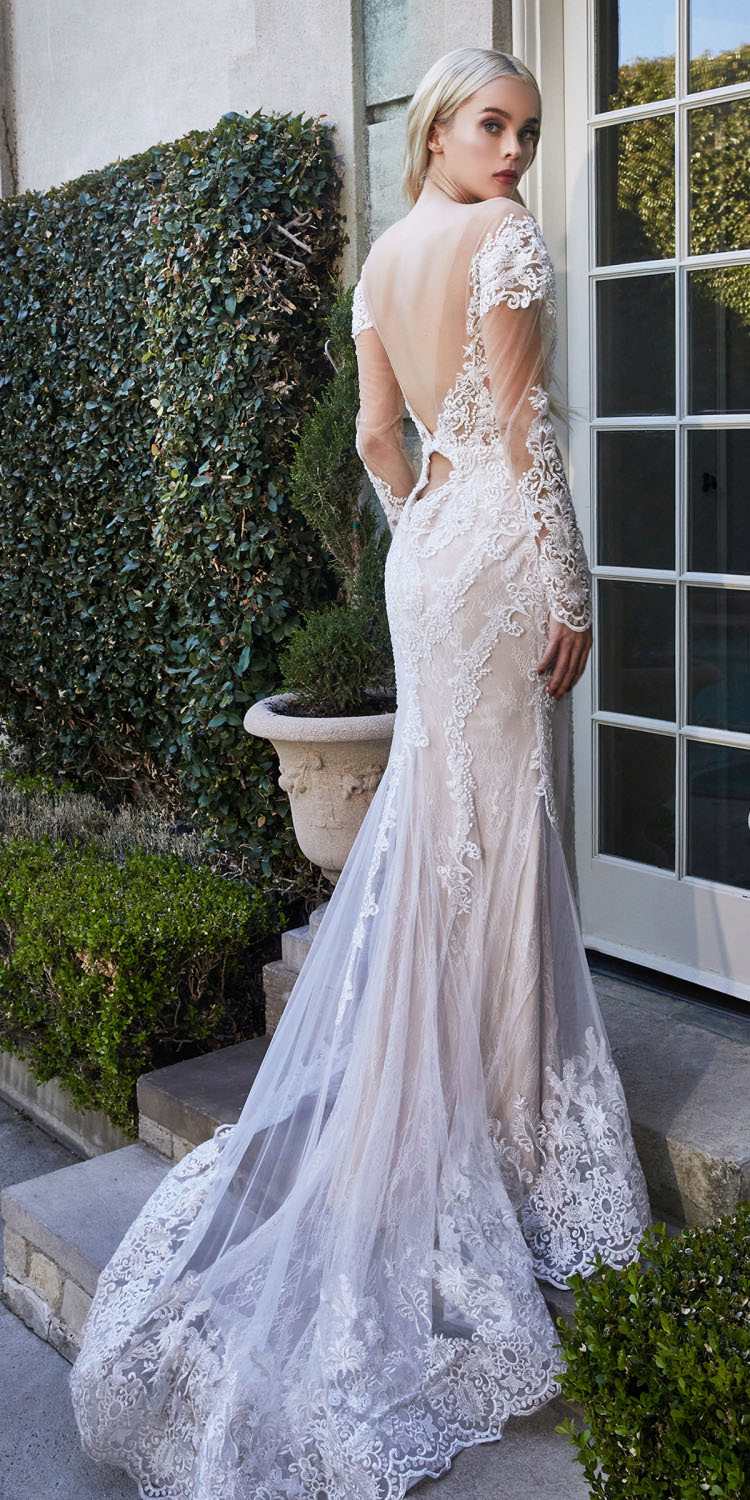 Andrea &amp; Leo A1022 Bohemian Lace Mermaid Gown
