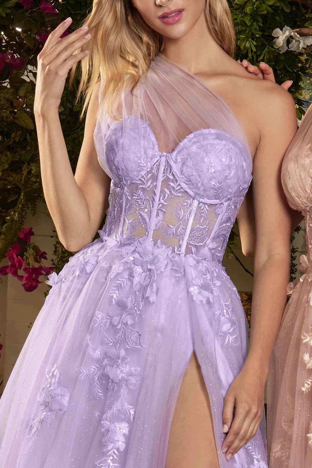 Andrea &amp; Leo A1053 Leila A-Line Ball Gown One Shoulder