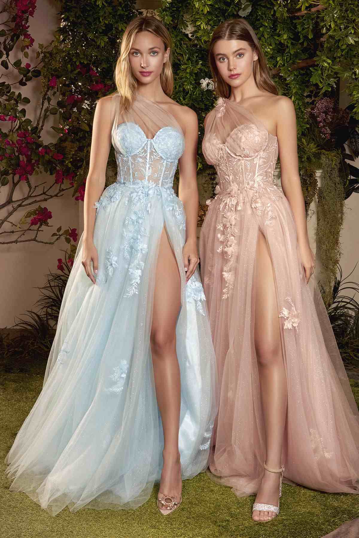 Andrea &amp; Leo A1053 Leila A-Line Ball Gown One Shoulder