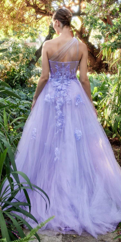 Andrea &amp; Leo A1053 Leila A-Line Ball Gown One Shoulder