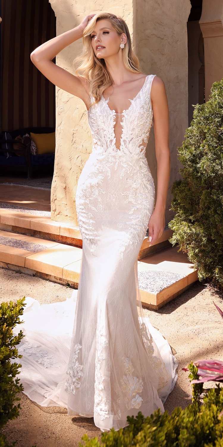 Andrea &amp; Leo A1072W Avery Lace Wedding Gown