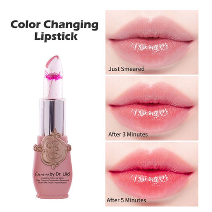 Color-Changing Flower Lip Gloss – Vegan, Gluten-Free, Hydrating Lip Balm by EpiLynx
