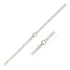 Sterling Silver Rhodium Plated Paperclip Chain (2.5 mm) by Bids.com