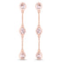1.62 Carat Genuine Morganite .925 Sterling Silver Earrings by Bids.com
