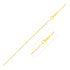 Double Extendable Diamond Cut Cable Chain in 14k Yellow Gold (1.4mm) by Bids.com