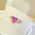 1 Carat Pink Sparkala™ Pure Sterling Silver Ring - DestGlow