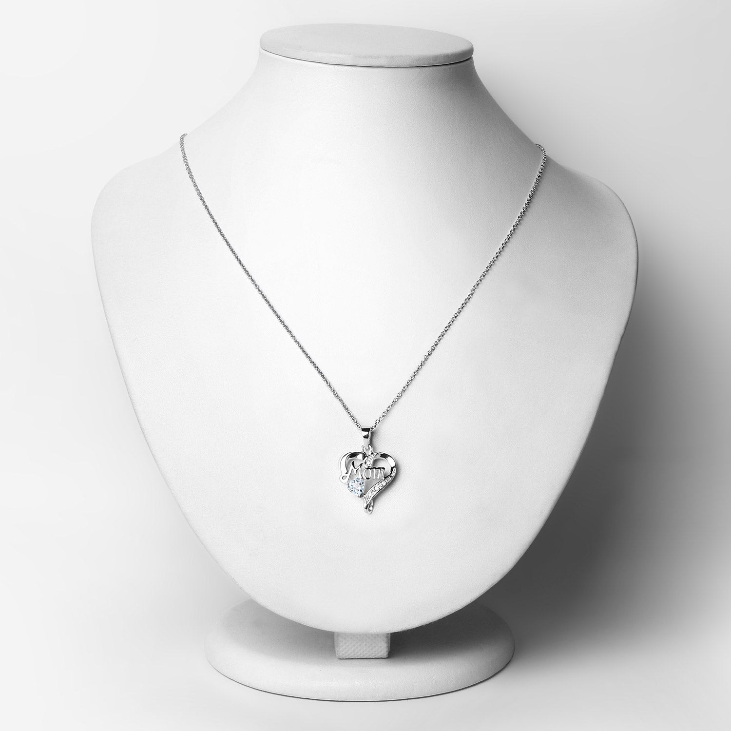 0.54 Carat Genuine Blue Topaz and White Topaz .925 Sterling Silver Pendant by Bids.com
