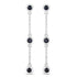0.66 Carat Genuine Blue Sapphire .925 Sterling Silver Earrings by Bids.com