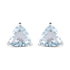 1.26 Carat Genuine Aquamarine .925 Sterling Silver Earrings  DestGlow