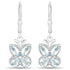 1.76 Carat Genuine Aquamarine .925 Sterling Silver Earrings by Bids.com