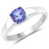 1.05 Carat Genuine Tanzanite .925 Sterling Silver ring by Bids.com
