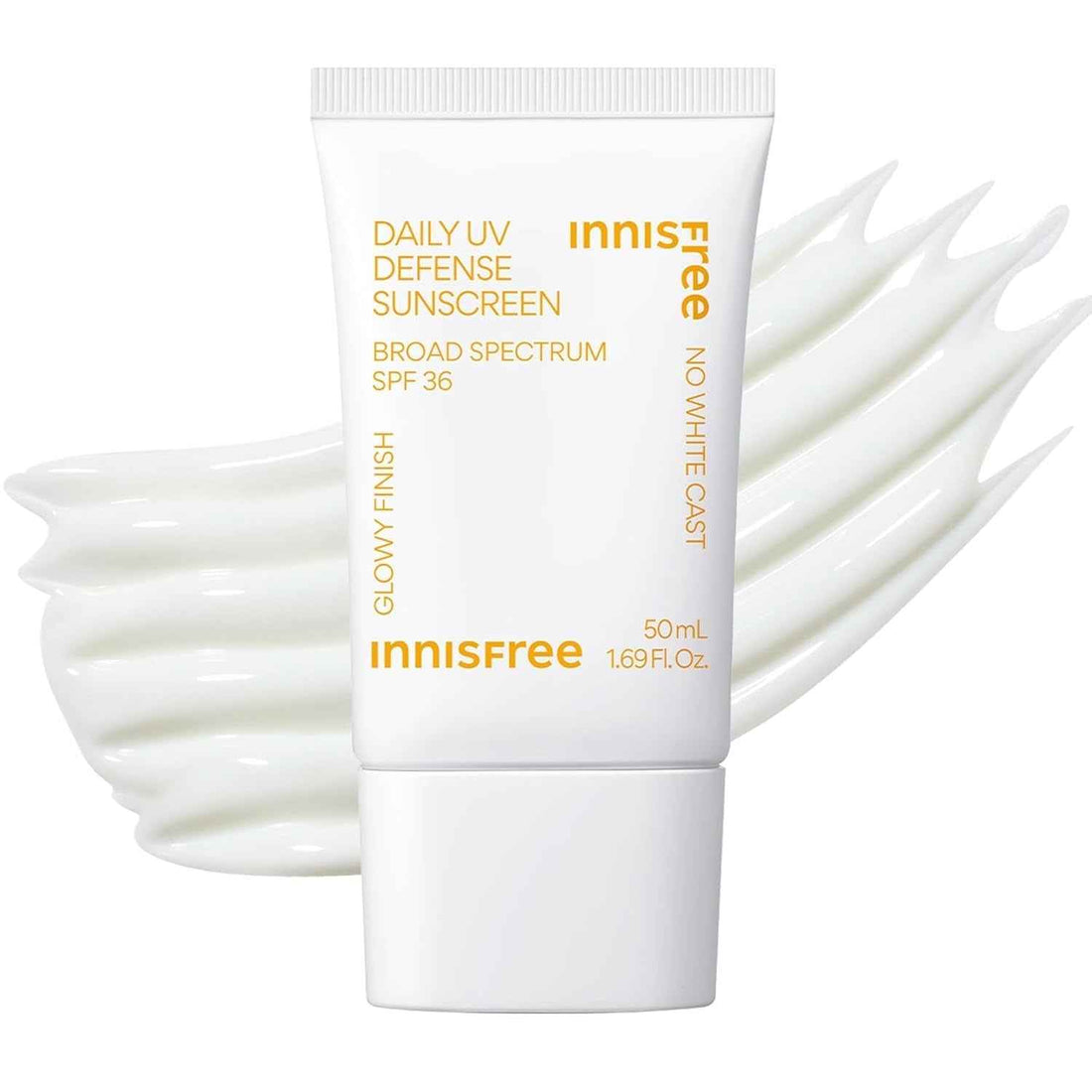 Daily UV Defense Sunscreen Broad Spectrum SPF 36, Invisible Korean Sunscreen for Face with No White Cast