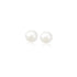 14k Yellow Gold Freshwater Cultured White Pearl Stud Earrings (4.0 mm) by Bids.com
