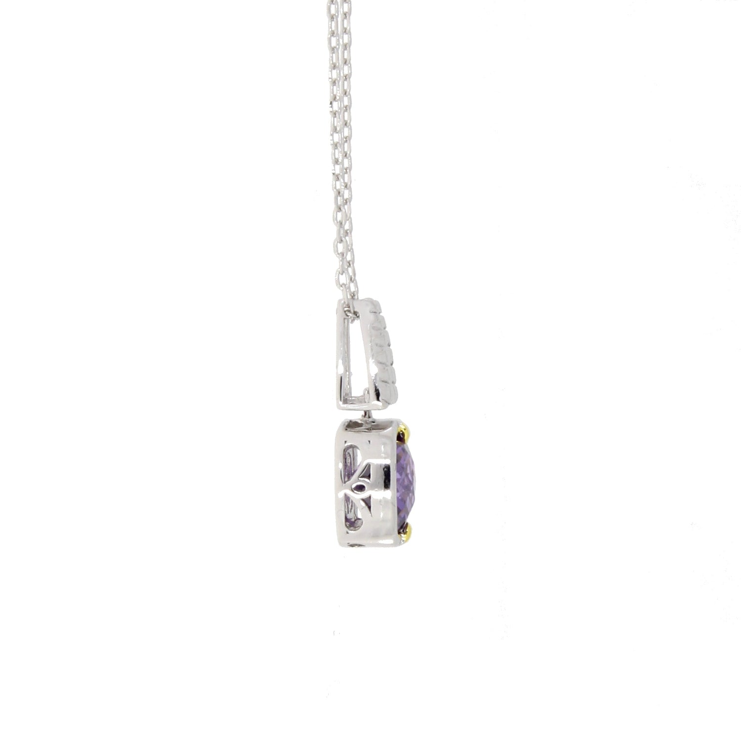 Cubic Zirconium Fashion Pendants Sterling Silver by Bids.com