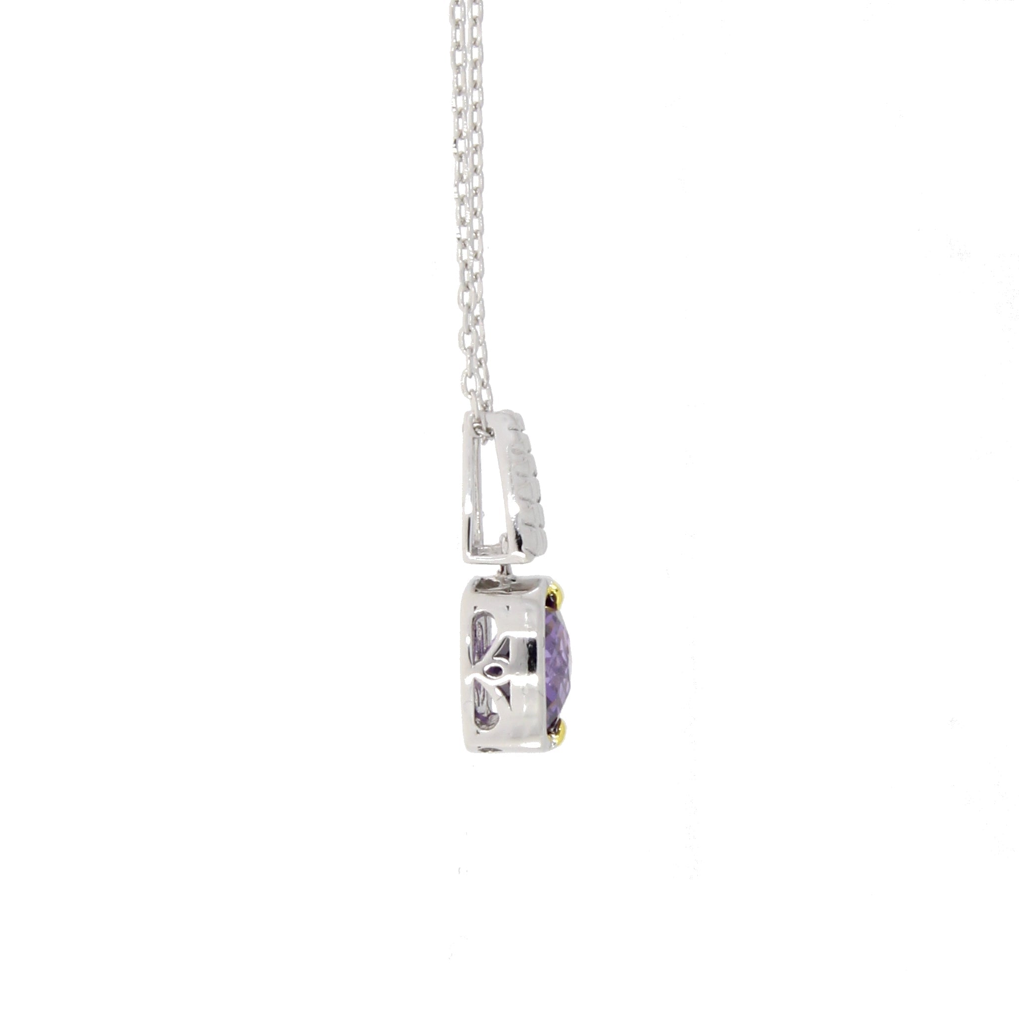 Cubic Zirconium Fashion Pendants Sterling Silver by Bids.com